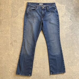 Vintage Levis 515 Boot Cut Jeans Womens 10 Blue Medium Wash Mid Rise Stretch Y2K